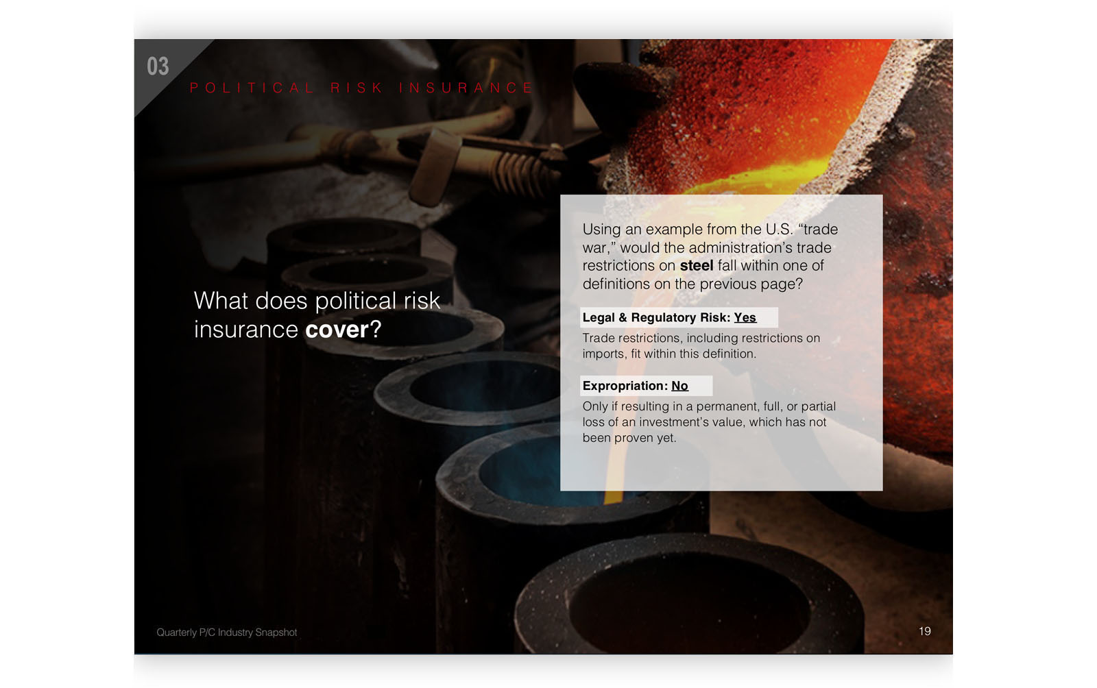 insurance economic snapshot deck