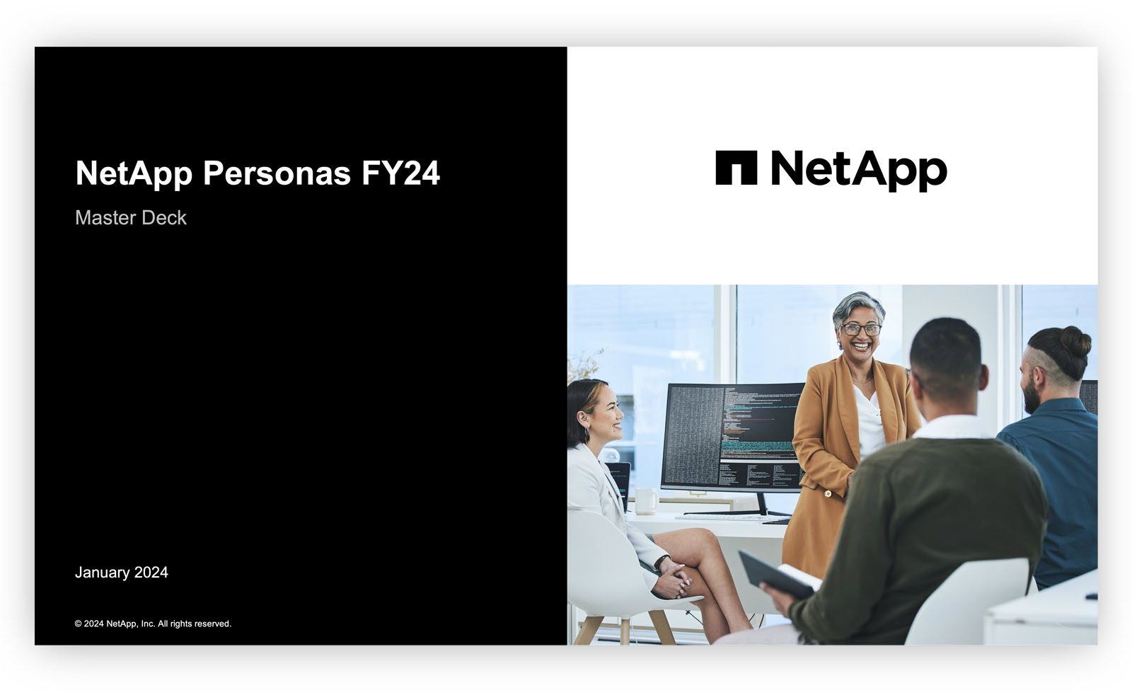tech firm personas deck