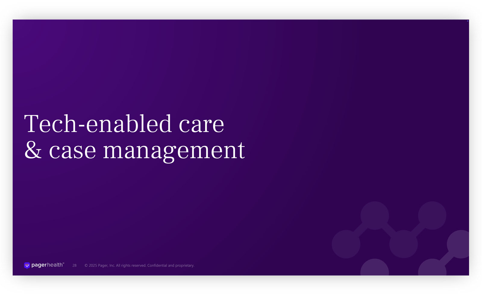 health technology marketing deck
